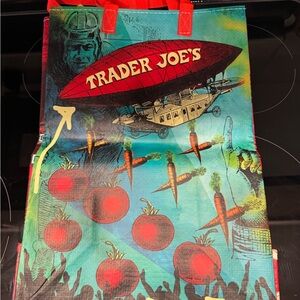 Trader Joe's Colorful Reusable Shopping Bag buckeye state bag